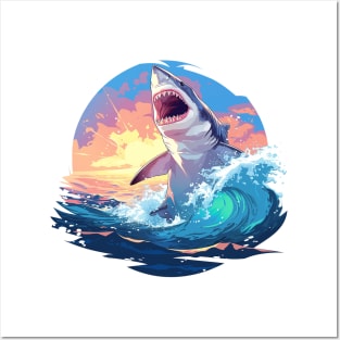 shark Posters and Art